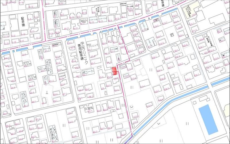 静岡県焼津市下小田429-2 間取図・土地図