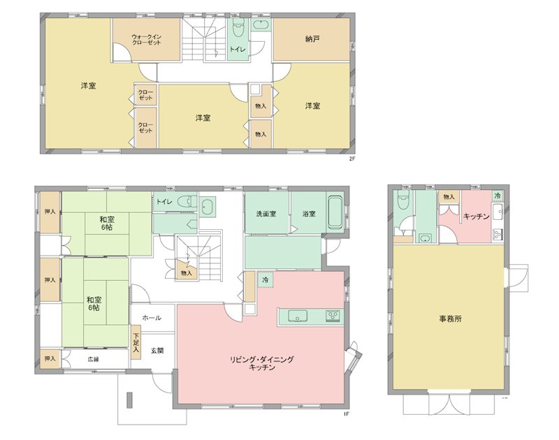 浜松市浜名区新都田二丁目 間取り図