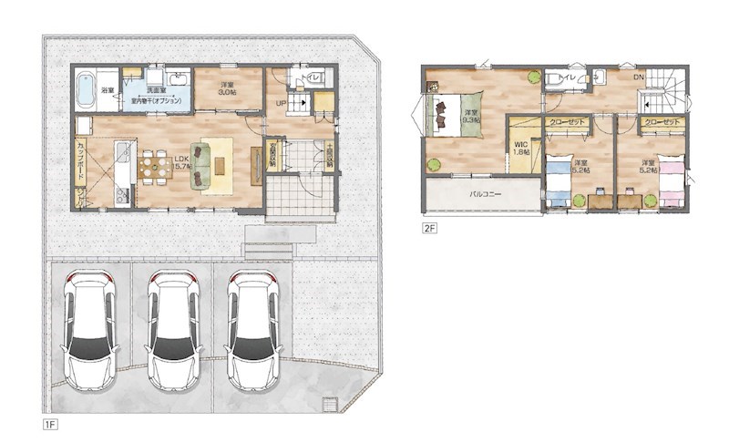 磐田市森本 間取り図