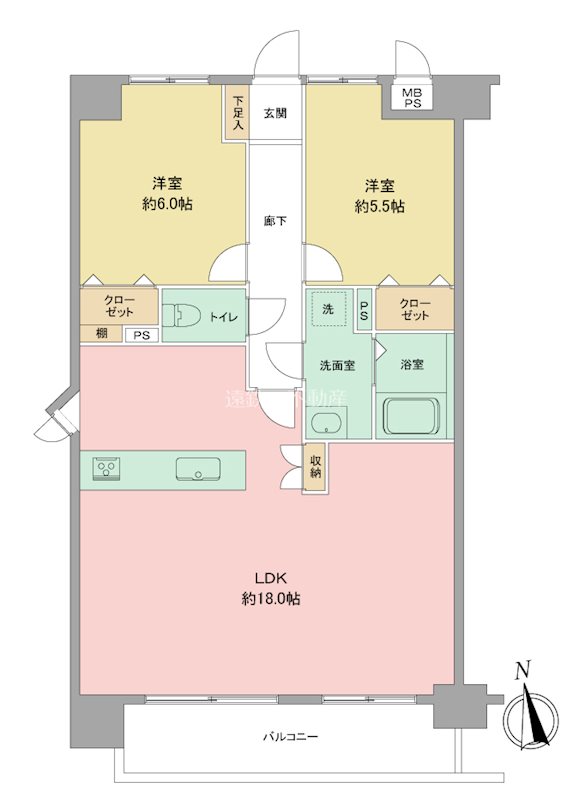 アーバンヒルズ浜松中野町 間取り図