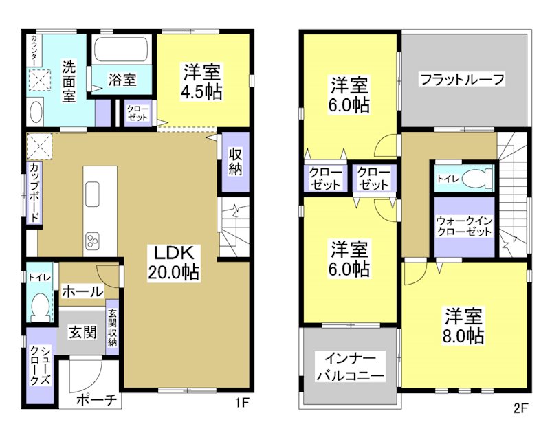 磐田市二之宮東 間取り図