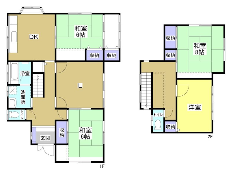 磐田市平間 間取り図