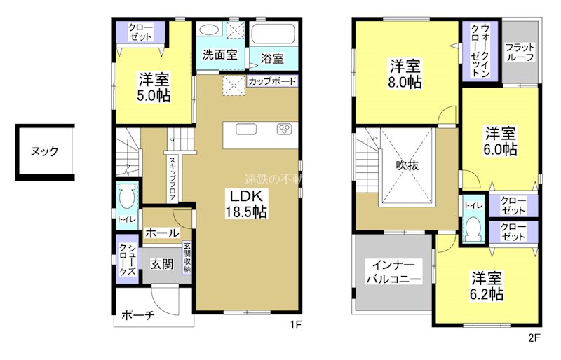 磐田市二之宮東 間取り図