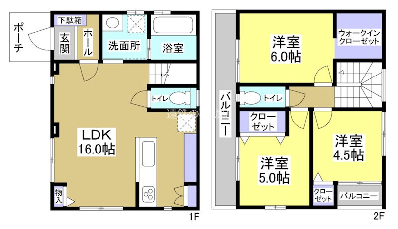 浜松市中央区天王町 間取り図