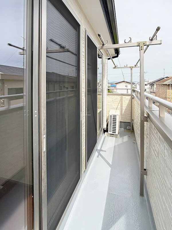 磐田市二之宮 現地写真（バルコニー）