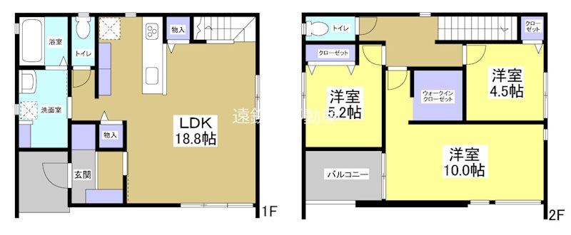 磐田市新島 間取り図