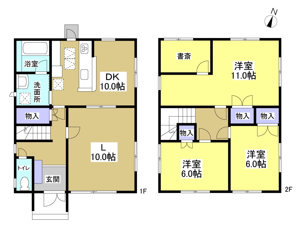 浜松市中央区入野町 間取り図