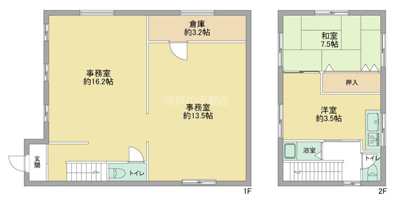 浜松市中央区三方原町 間取図・土地図
