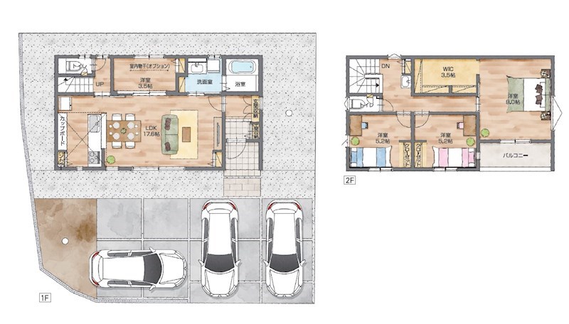 袋井市堀越 間取り図