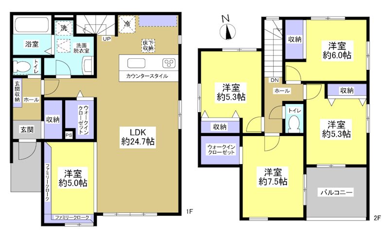 磐田市西貝塚 間取り図