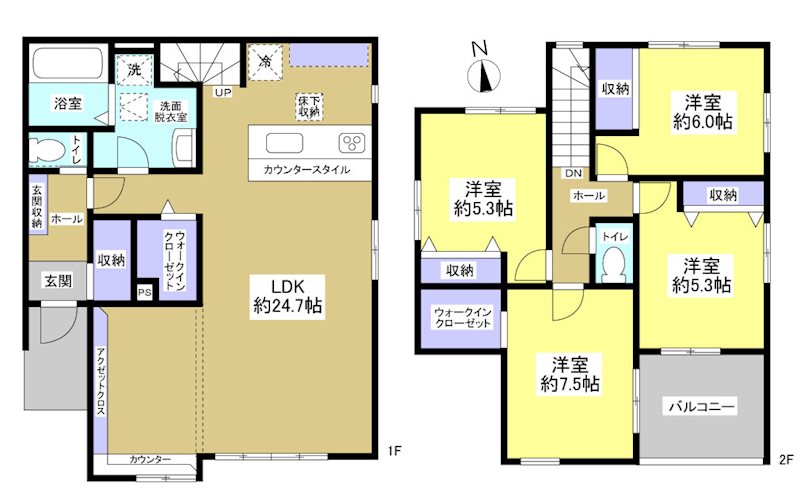 磐田市西貝塚 間取り図