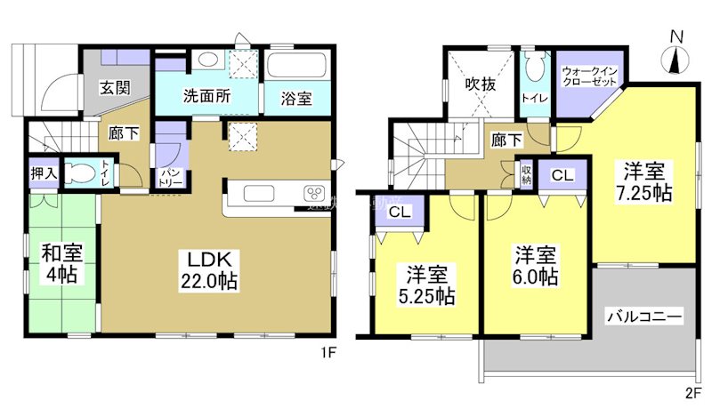 磐田市天龍 間取り図