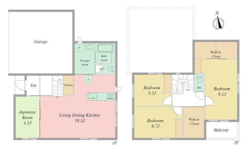 浜松市中央区半田町 間取り図