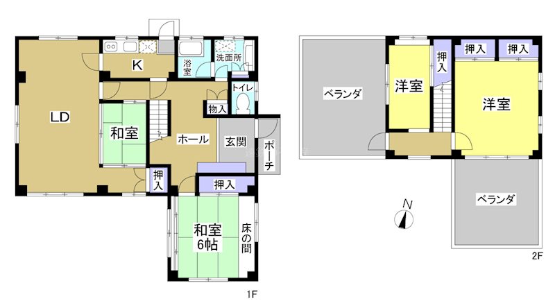 浜松市中央区幸四丁目 間取り図