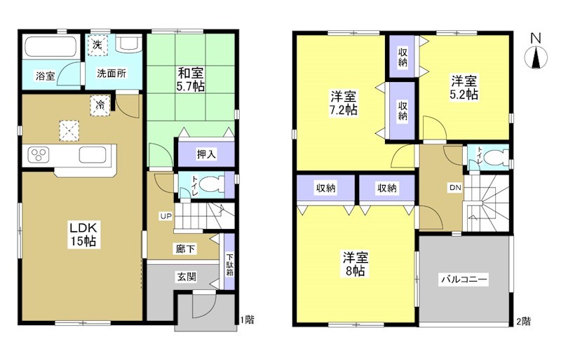 掛川市柳町 間取り図