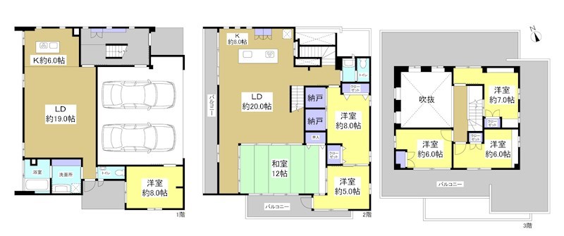浜松市中央区舞阪町弁天島 間取り図