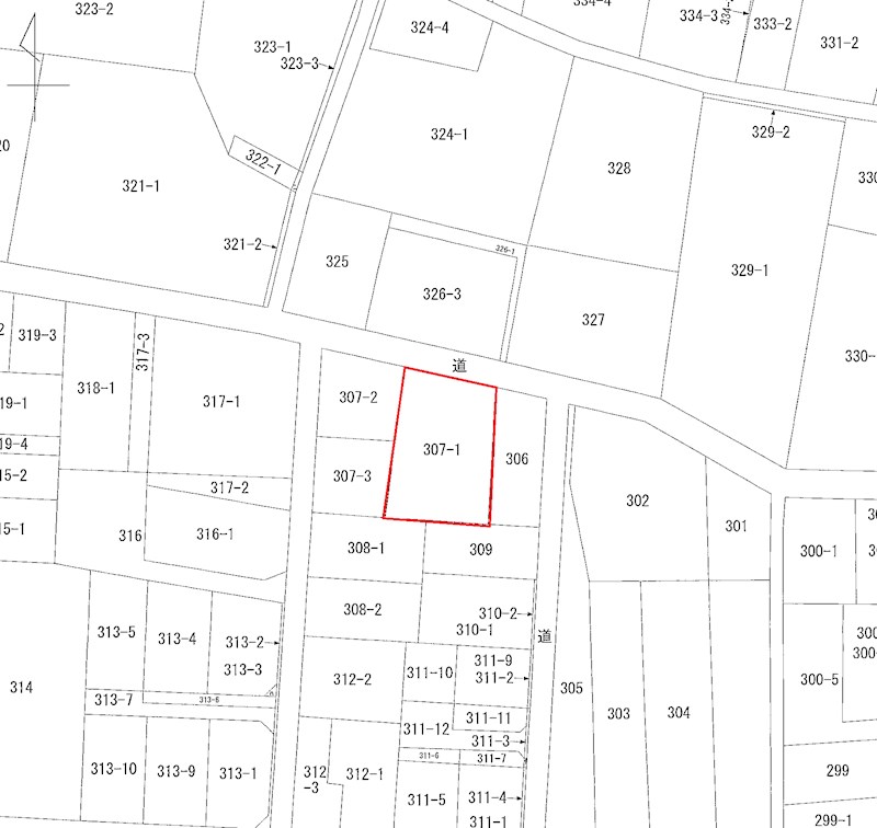 コーポワタナベ 間取図・土地図