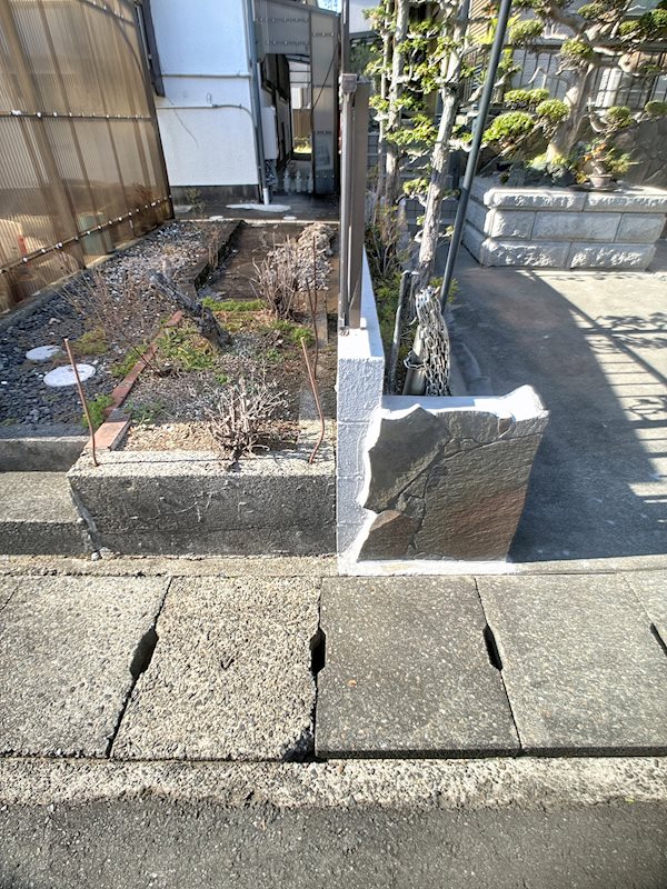 北側境界線 掛川市北門 その他