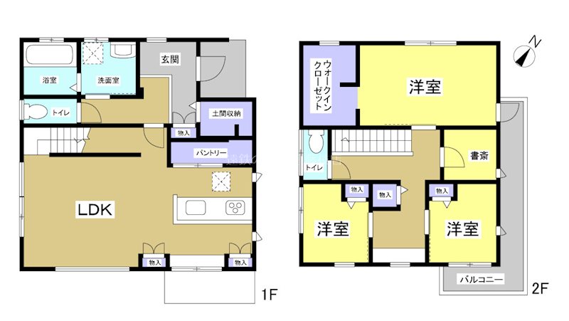 藤枝市瀬戸新屋 間取図・土地図