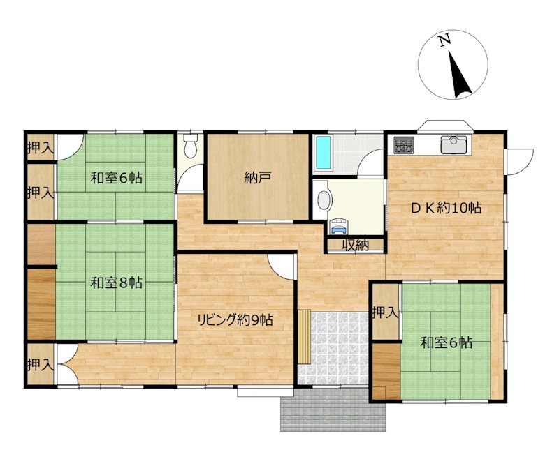 浜松市中央区恒武町 間取り図