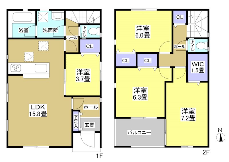浜松市浜名区引佐町金指 間取図・土地図