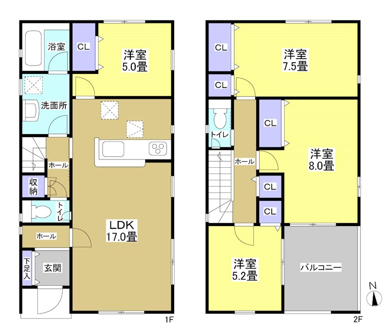 浜松市浜名区引佐町金指  間取図・土地図