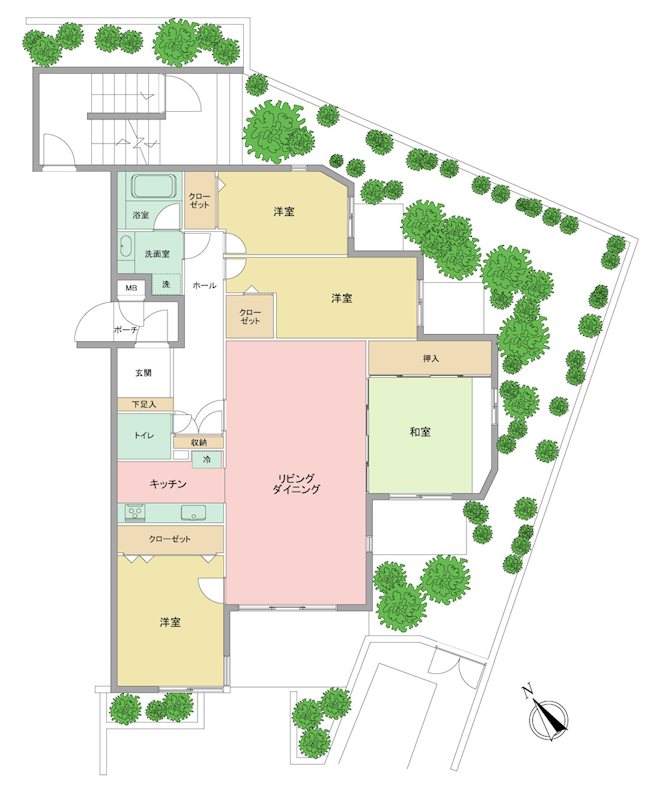 アートフォルム富塚 間取り図