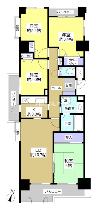 ジェイハイム東浜松 間取り図