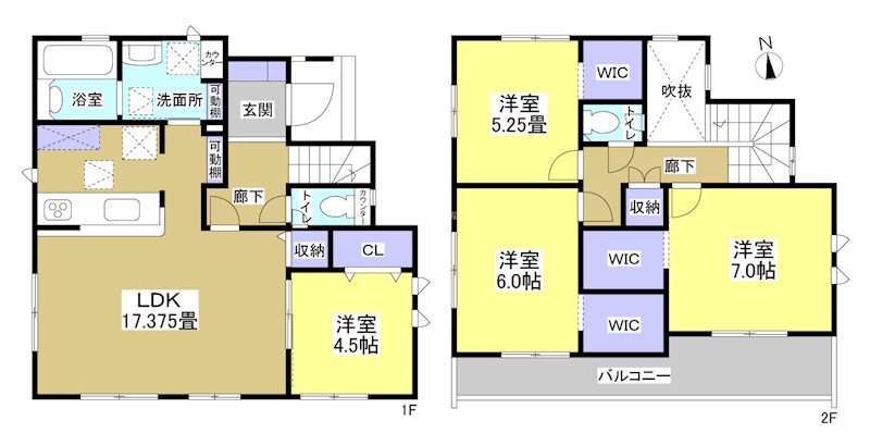 浜松市中央区馬郡町 間取り図