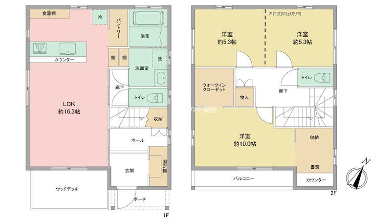 浜松市中央区三方原町 間取り図