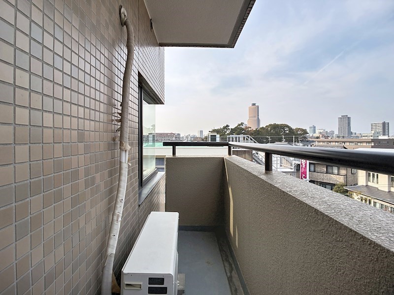 リバティ中島弐番館 現地写真（バルコニー）