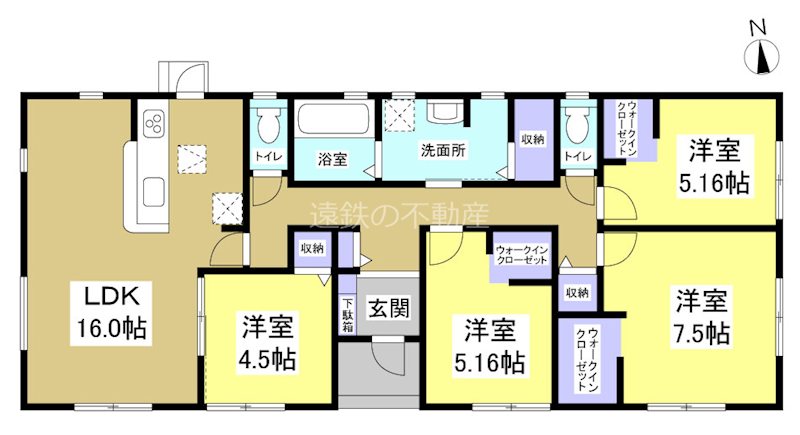 磐田市赤池 間取り図