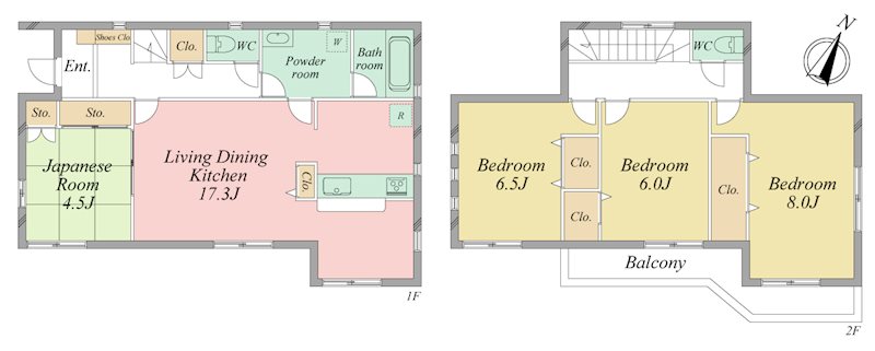 袋井市方丈4丁目 間取り図