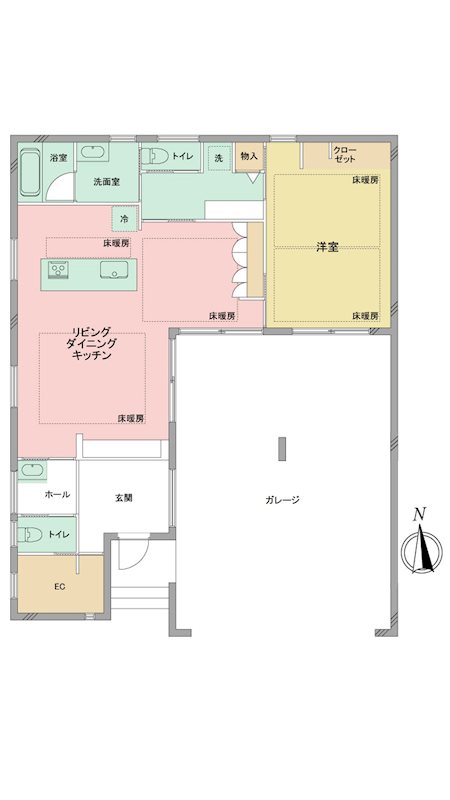 浜松市中央区東三方町 間取り図