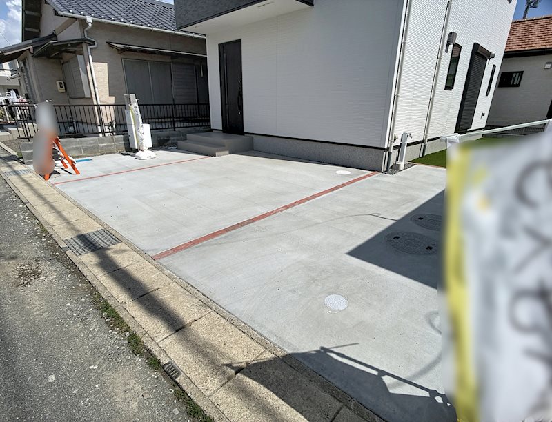静岡県焼津市石津 現地写真（駐車場）