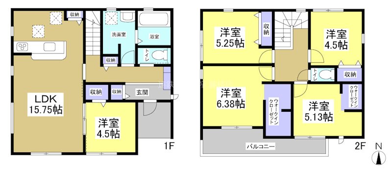焼津市小川 間取図・土地図