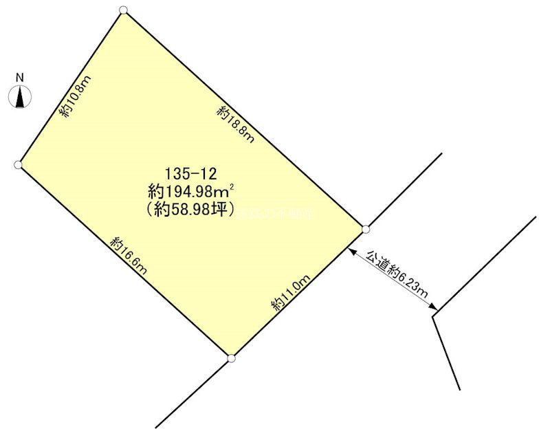 静岡県浜松市中央区神立町 間取図・土地図