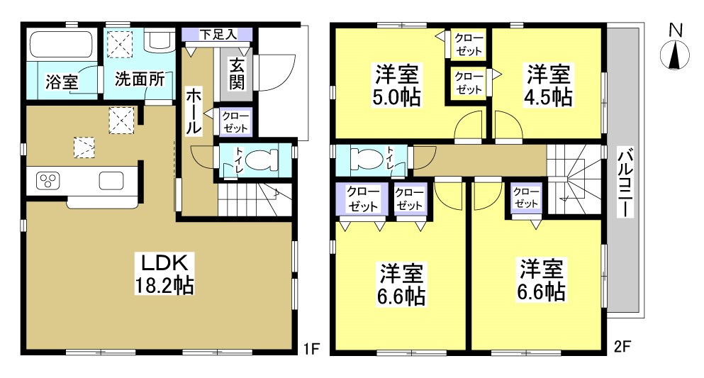 浜松市中央区芳川町 間取図・土地図