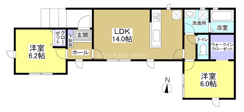 焼津市下小田中町 間取図・土地図