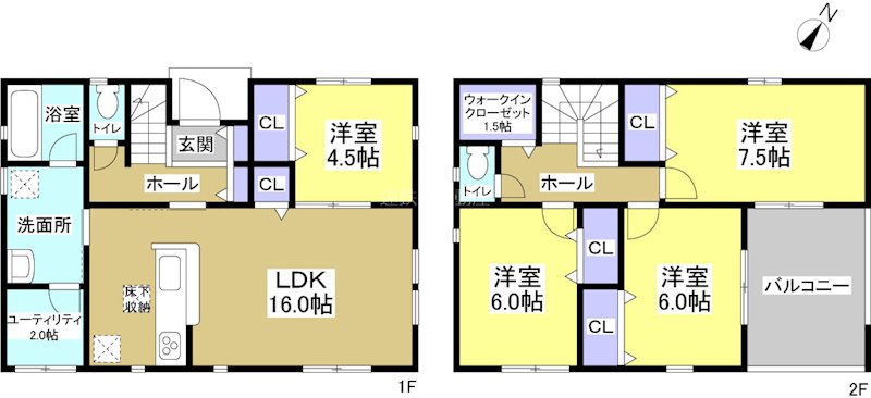 浜松市浜名区細江町中川 間取図・土地図