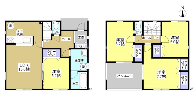 磐田市森本 間取図・土地図