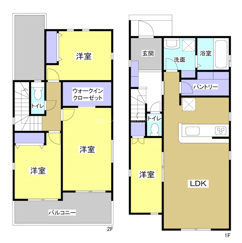 島田市御仮屋町 間取図・土地図