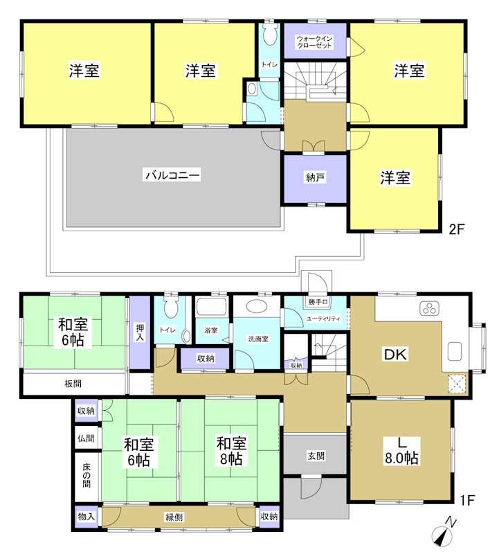 静岡県袋井市新屋４丁目 間取図・土地図