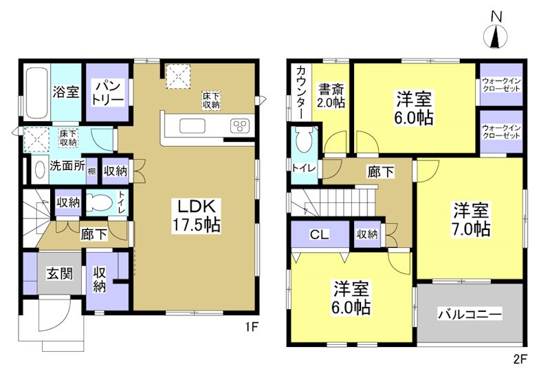 磐田市国府台 間取図・土地図