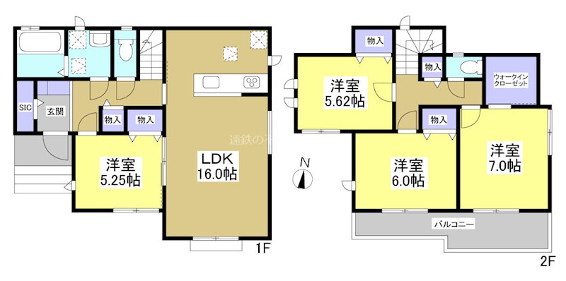島田市中溝町 間取図・土地図
