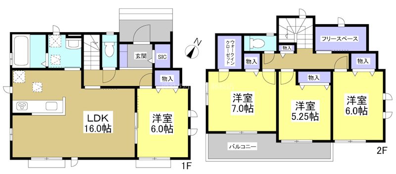 島田市中河 間取図・土地図