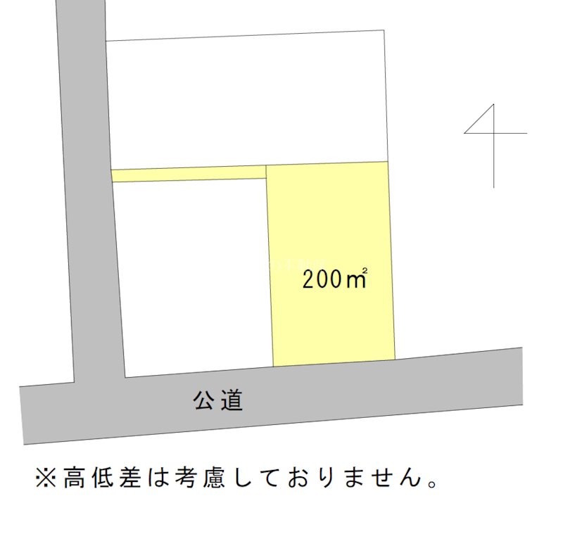 磐田市新島 間取図・土地図