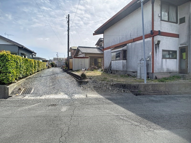 袋井市下山梨 現地写真（前面道路含む現地写真）