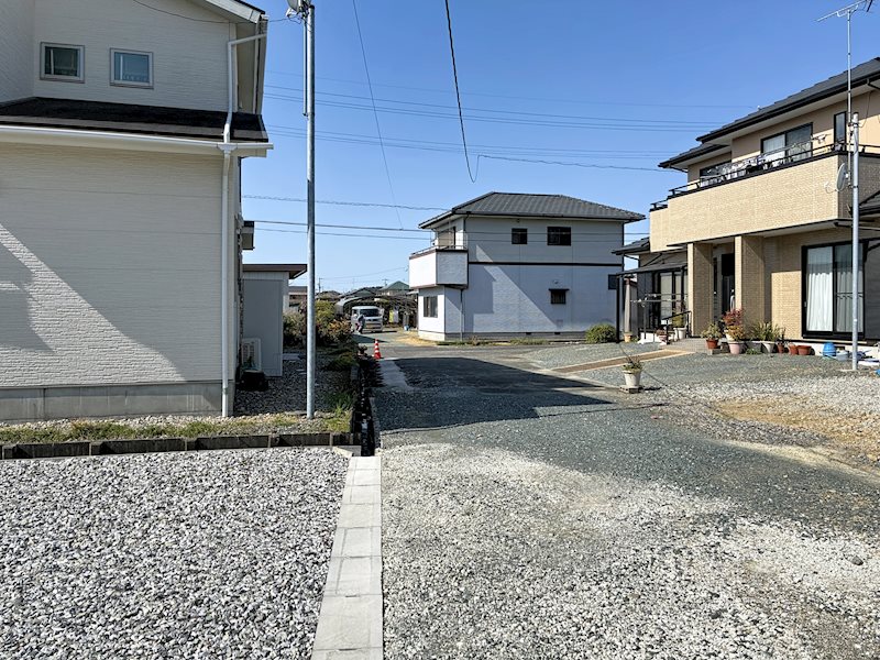 掛川市下垂木 現地写真（前面道路含む現地写真）