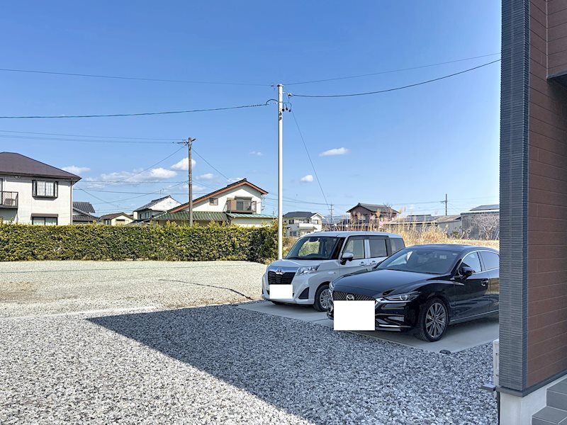 掛川市下垂木 現地写真（駐車場）